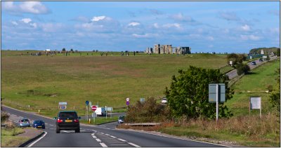 Arriving at Stonehenge