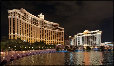 The Bellagio and Caesar's Palace