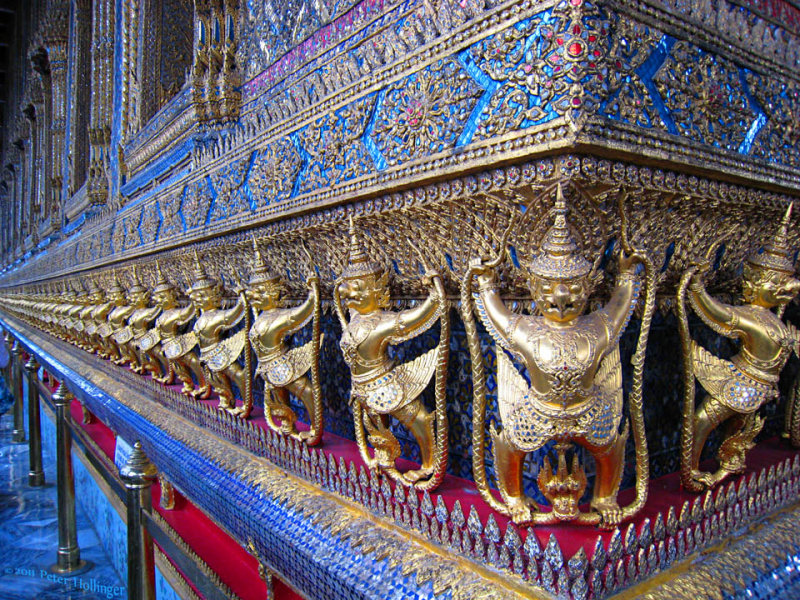 A corner at the Grand Palace Temple
