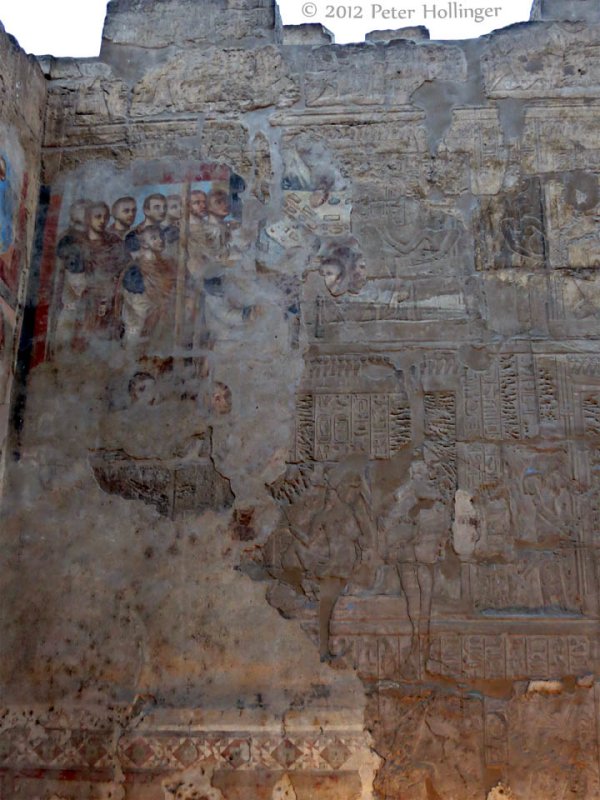 Ancient Egyptian, Coptic Christian and Islamic layers at Luxor Temple