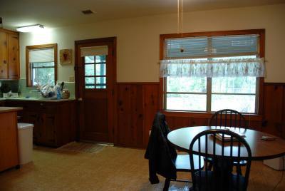 View of dining area, from front room
