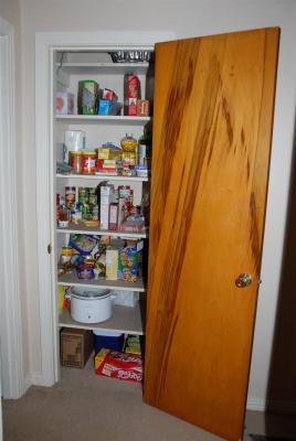 Pantry, across from kitchen