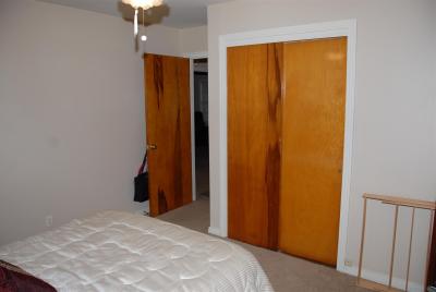 Front bedroom, looking back into house 2