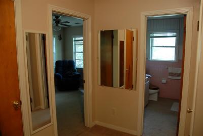View of center hallway (no flash)