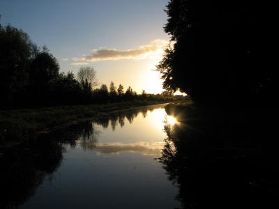Sundown on Canal