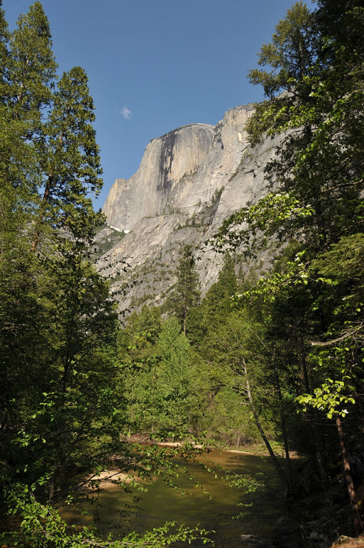 Half Dome from Mirror Lake Trail