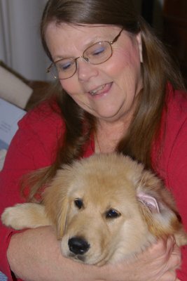 Teddy with Auntie PamApril 2