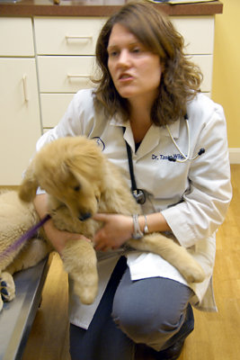 Teddy with Dr. Tasha WilsonApril 21
