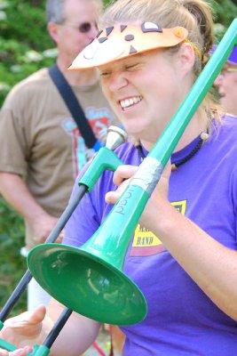 Leftist Marching Band, Trombone Player