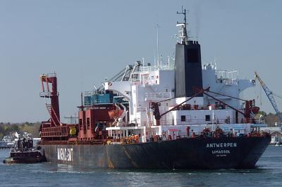 Antwerpen, bulk carrier (coal), arriving