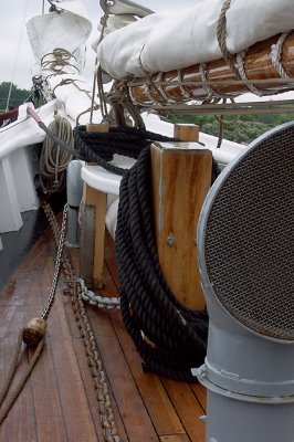 Bow, on deck view