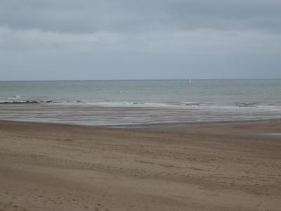 The sea is quiet