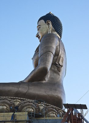 Budda being built