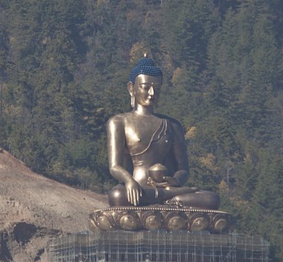 Budda being built