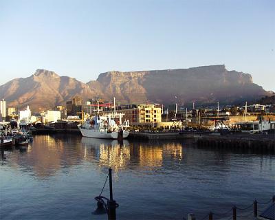 Table Mountain from Cape Grace Hotel