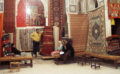 Rug Dealers waiting for customers