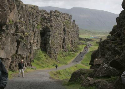 Junction between the North American and European Tectonic Plates