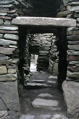 Neolithic  passageway between rooms and buildings