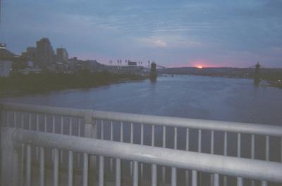 The Sun Rises Over the Ohio River