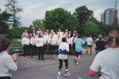 A Barbershop, er, Lots of Barbers Singing