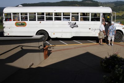 James 50th Birthday Celebration included a Bus Wine Tour