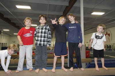 Callahan's 8th Birthday at the Academy for Artistic Gymnastics 1.14.2012
