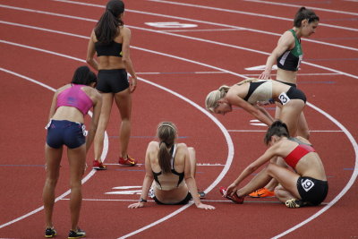Women's 300 meter steeplechase final