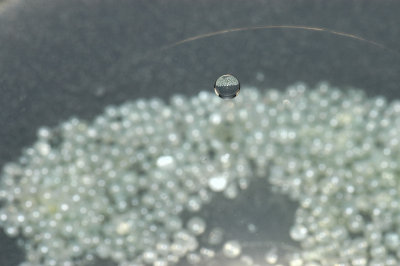 A view of water drop from the top - 05