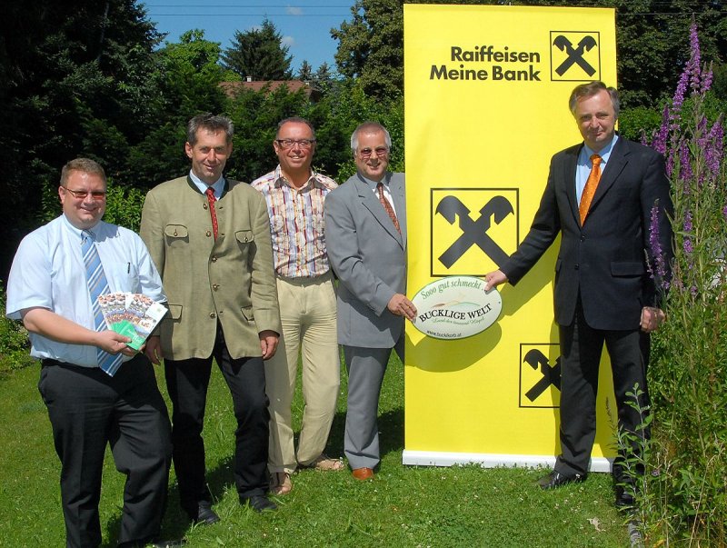 Sponsorvertrag ARGE So gut schmeckt die Bucklige Welt - Raiffeisenbanken