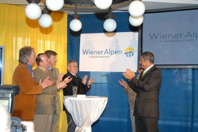 Die Marke Wiener Alpen wird auf der Rax aus der Taufe gehoben