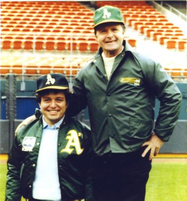 Beaver Cleaver at the Oakland A's Game