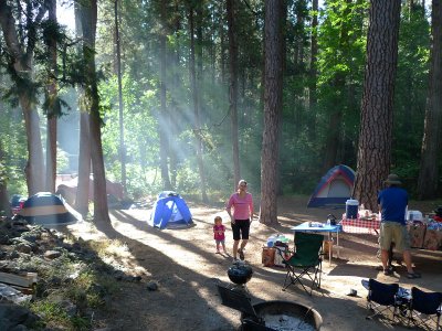 Camping Bass Lake 2011