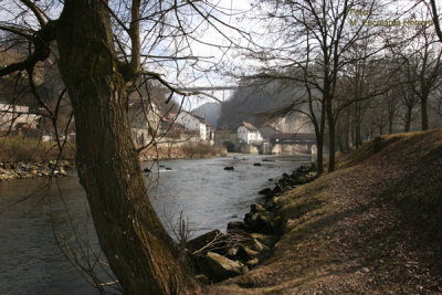 Vista del Rio Sarine (Saane en Aleman)