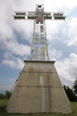 Detalle de la Cruz en la Cima del Volcan