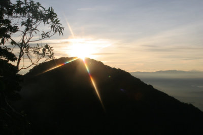 Amanecer en el Volcan
