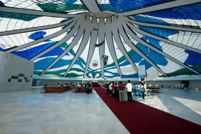 Vista Interior de la Catedral de Brasilia