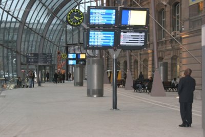 Interior de la Estacion de Tren de Estrasburgo