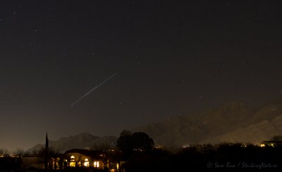 STS-133 and ISS over Tucson