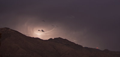 Lightning Over the Catalinas