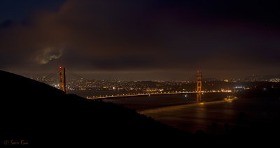 Golden Gate Moonrise