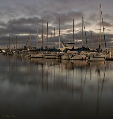 Twilight at the Marina