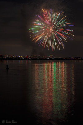 Sea World Fireworks Over Mission Bay