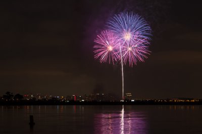 Sea World Fireworks Over Mission Bay
