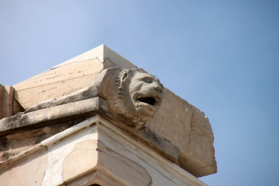 Le Parthenon, detail du fronton