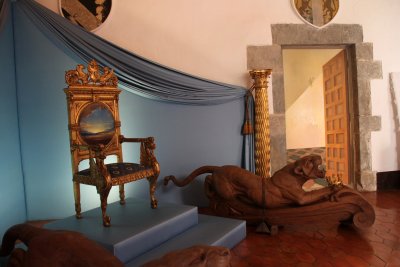 Château de Pubol : Porte en trompe l'oeil