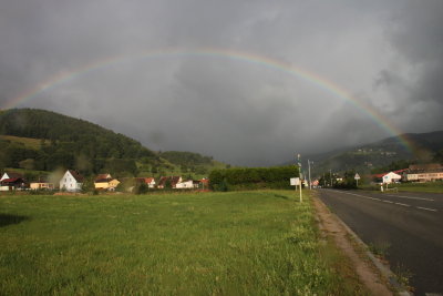 Arc en ciel dans la valle de Munster - Rainbow over Munster's valley