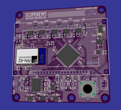finished 2nd gen prototype pcb design as ordered