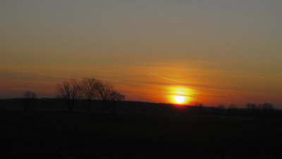 FIRST SUNSET IN THE RV