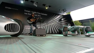 Mercedes stand