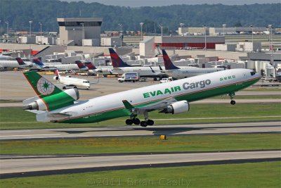 EVA Air Cargo McDonnell Douglas MD-11F B-16107